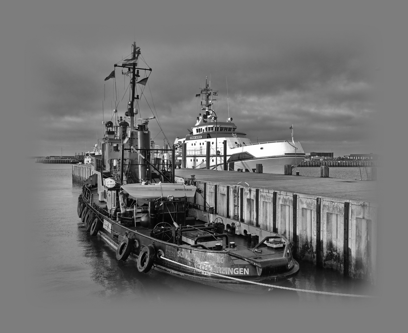 im Hafen von Helgoland  ©