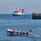 Im Hafen von Helgoland 