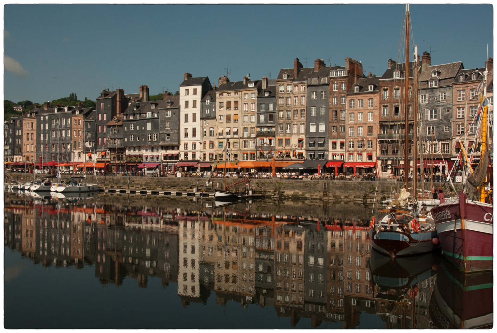 Im Hafen von Honfleur