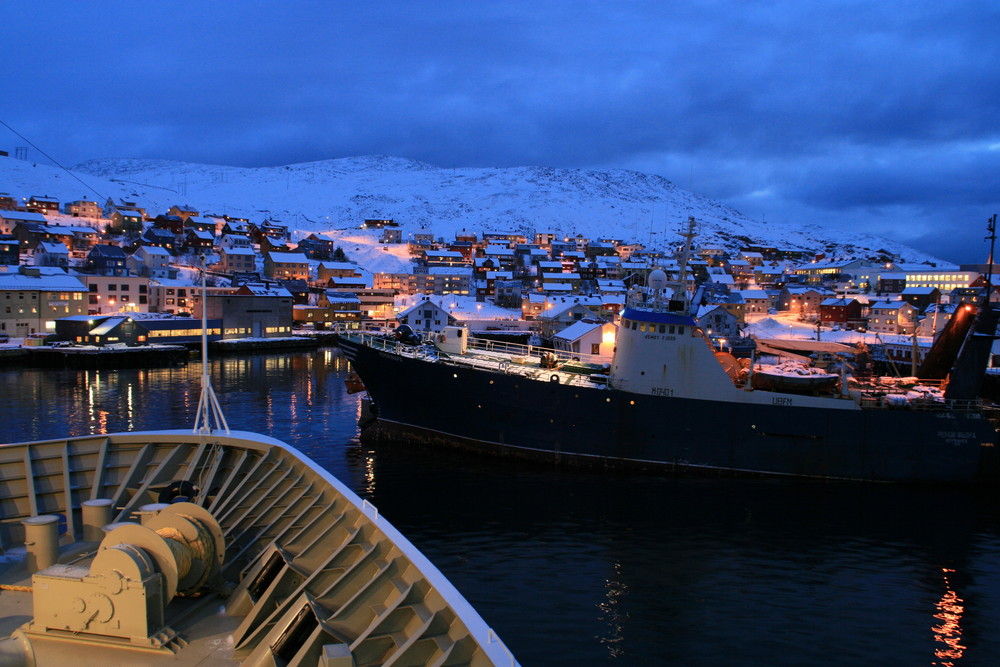 Im Hafen von Honningsvag