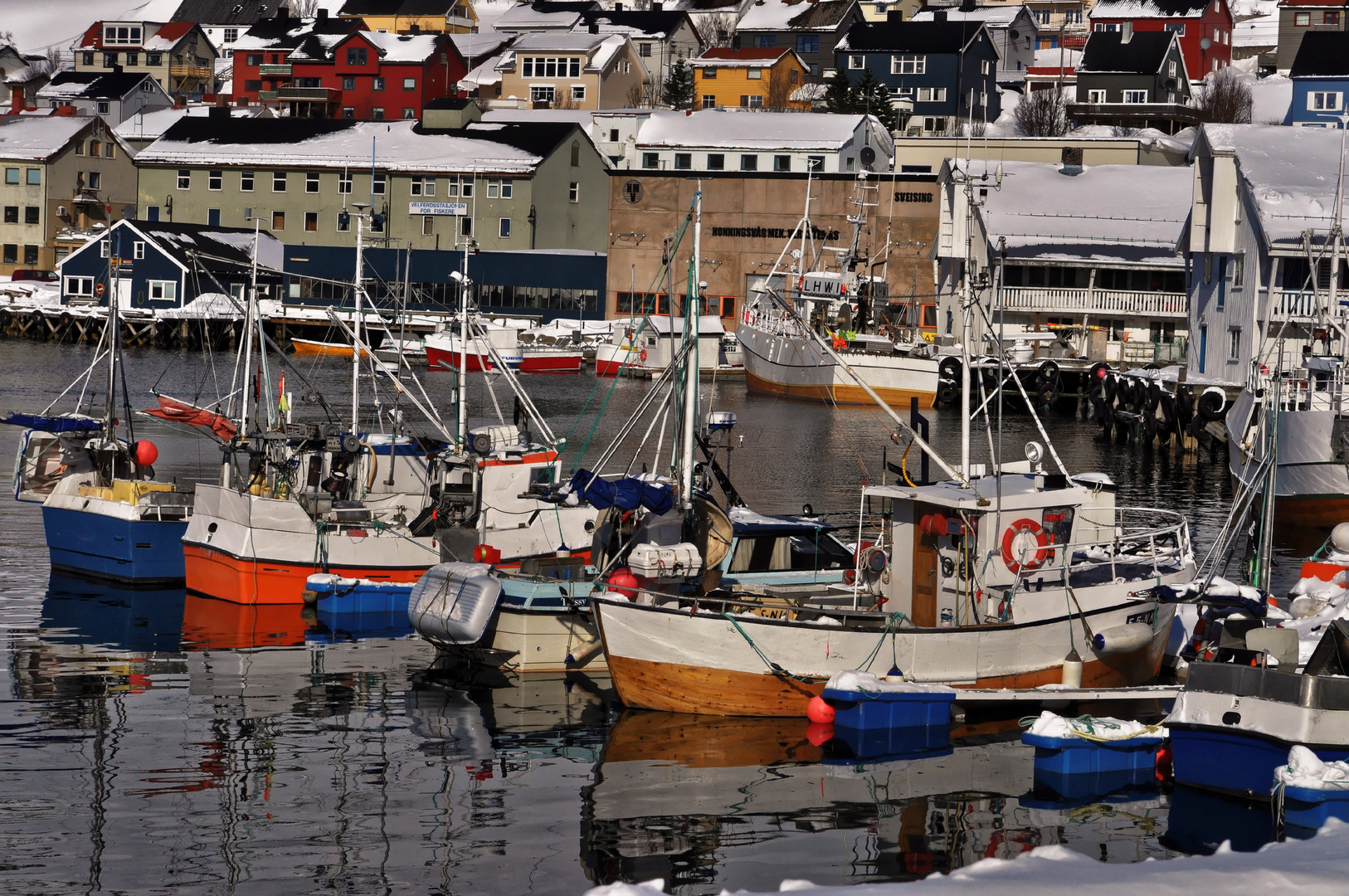 im Hafen von Honningsvag