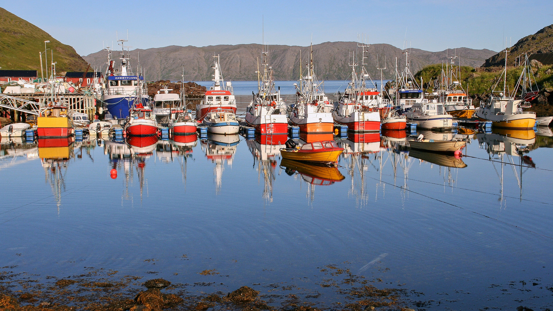 Im Hafen von Kamøyvær 