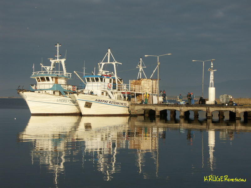 Im Hafen von Keramoti