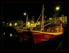 Im  Hafen von Killybegs by night