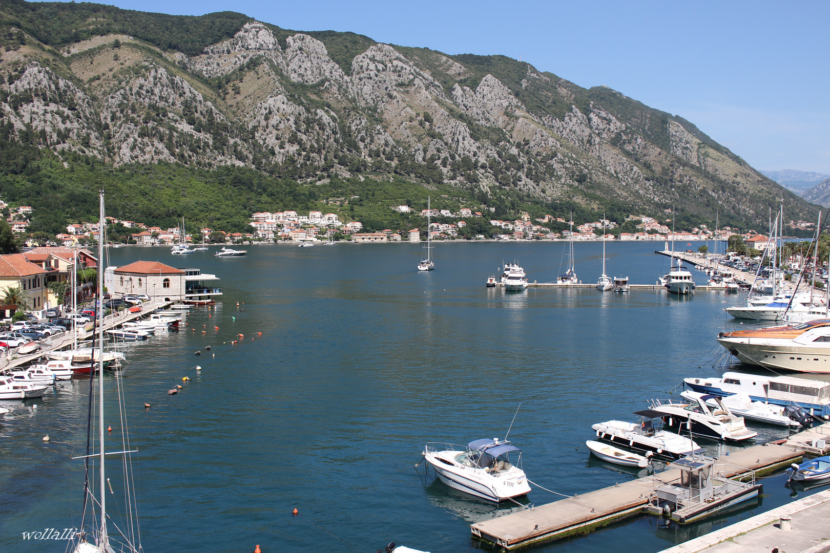 Im Hafen von Kotor in Montenegro