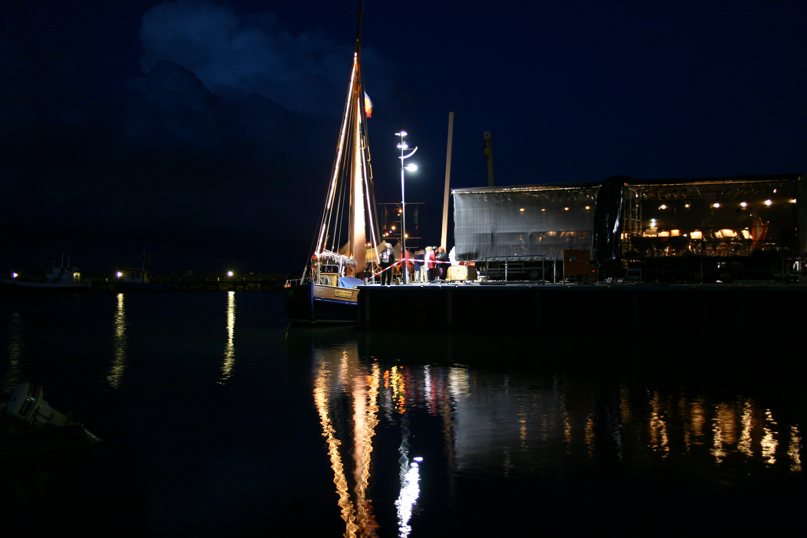 im Hafen von Kühlungsborn