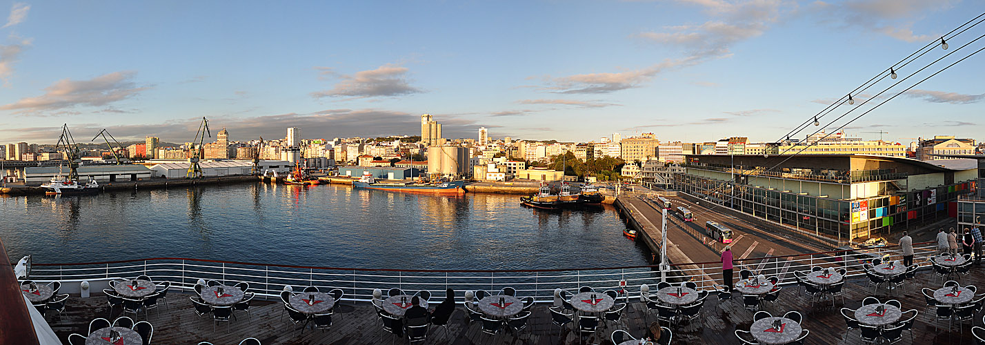 Im Hafen von La Coruna