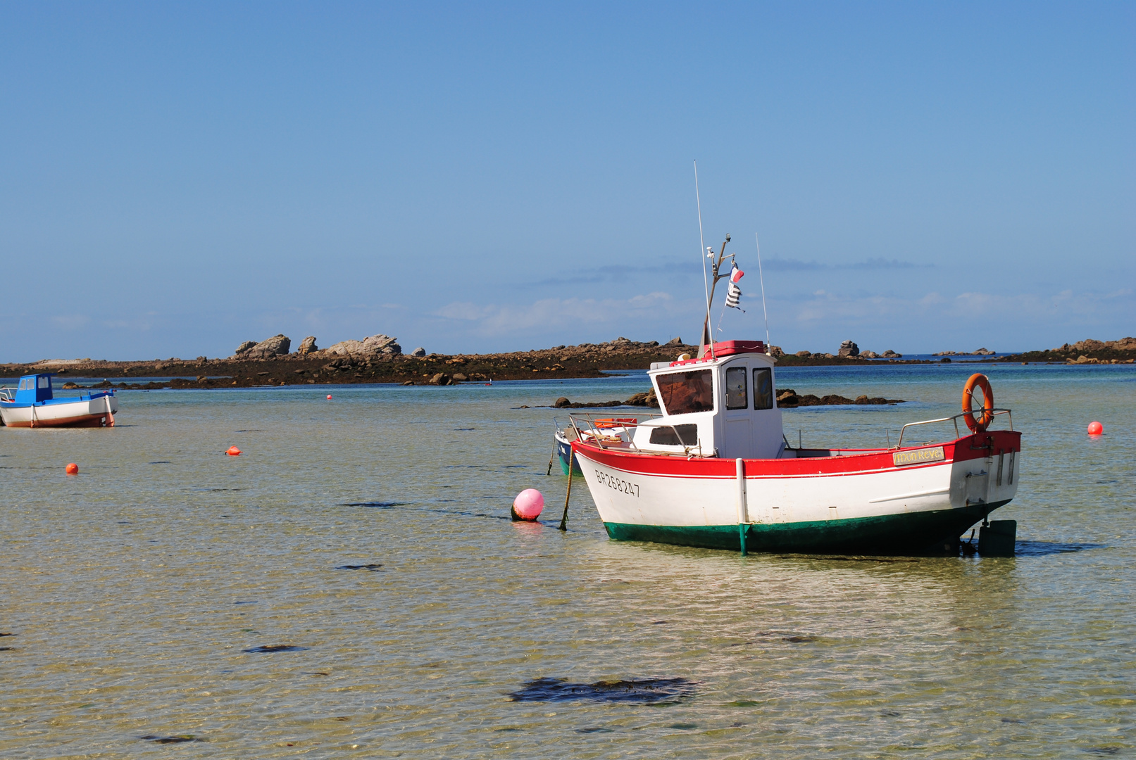 Im Hafen von Lilia (Bretagne)