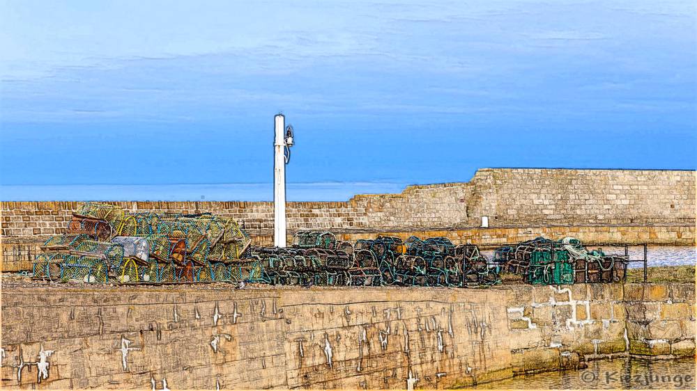 Im Hafen von Lossiemouth