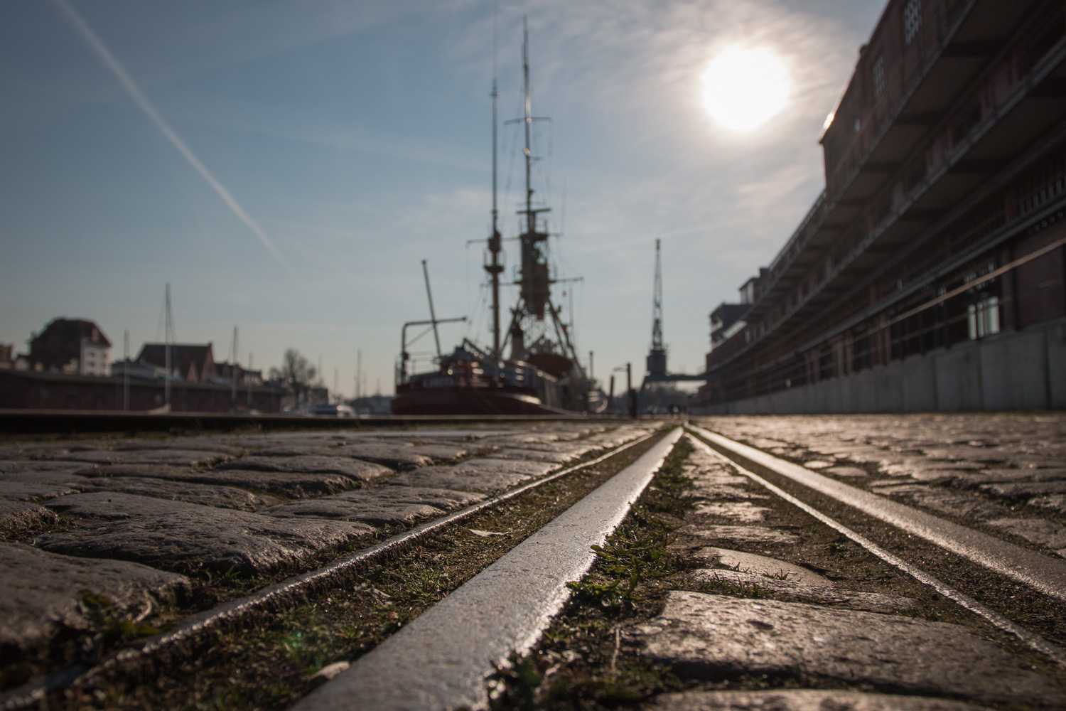 Im Hafen von Lübeck