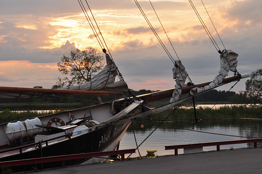 im Hafen von Mariestad