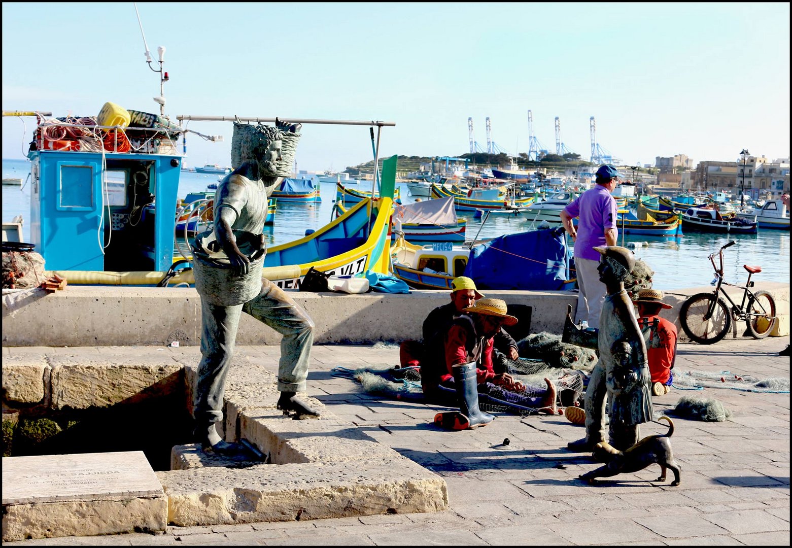 Im Hafen von Marsaxlokk