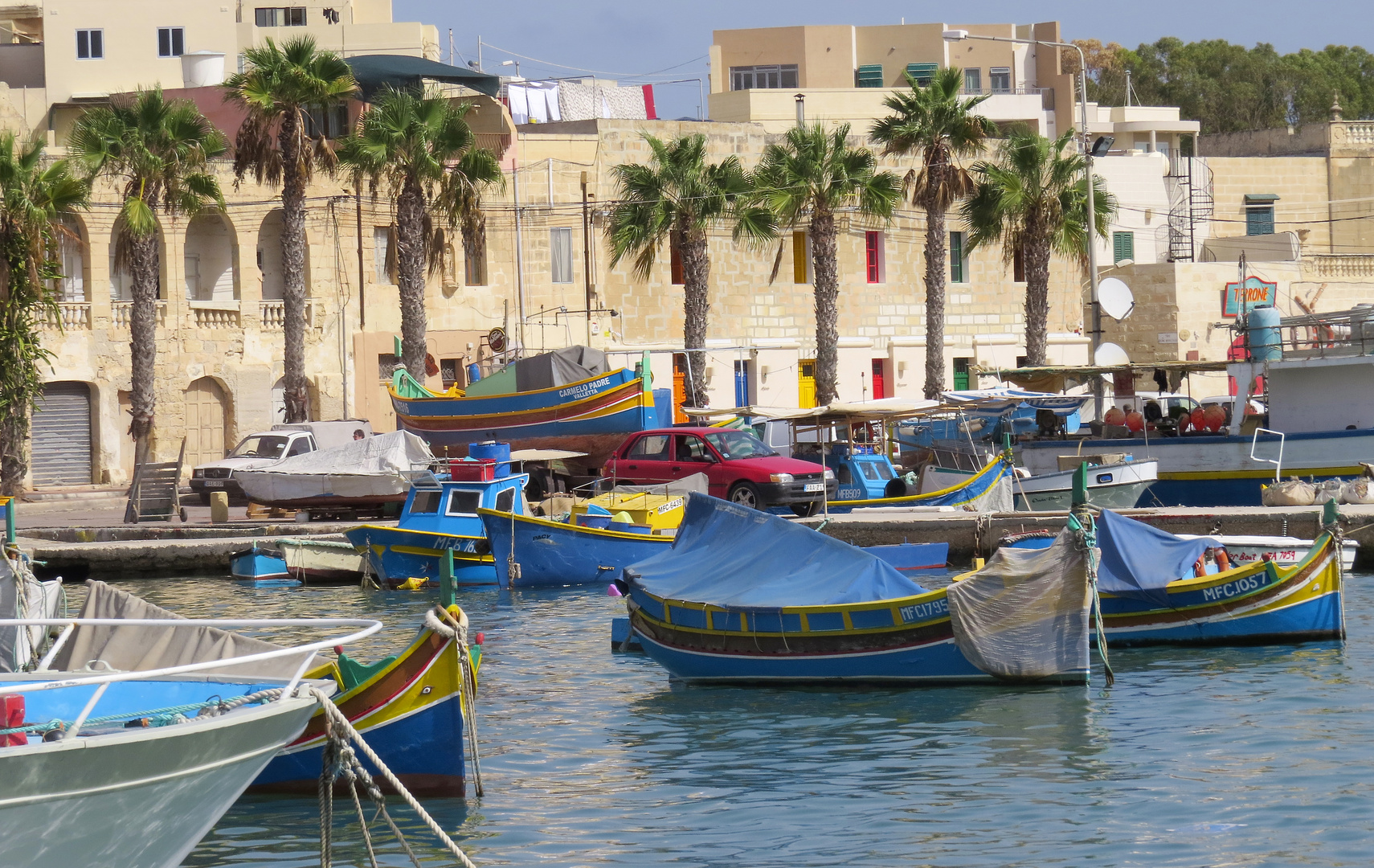 Im Hafen von Marsaxlokk