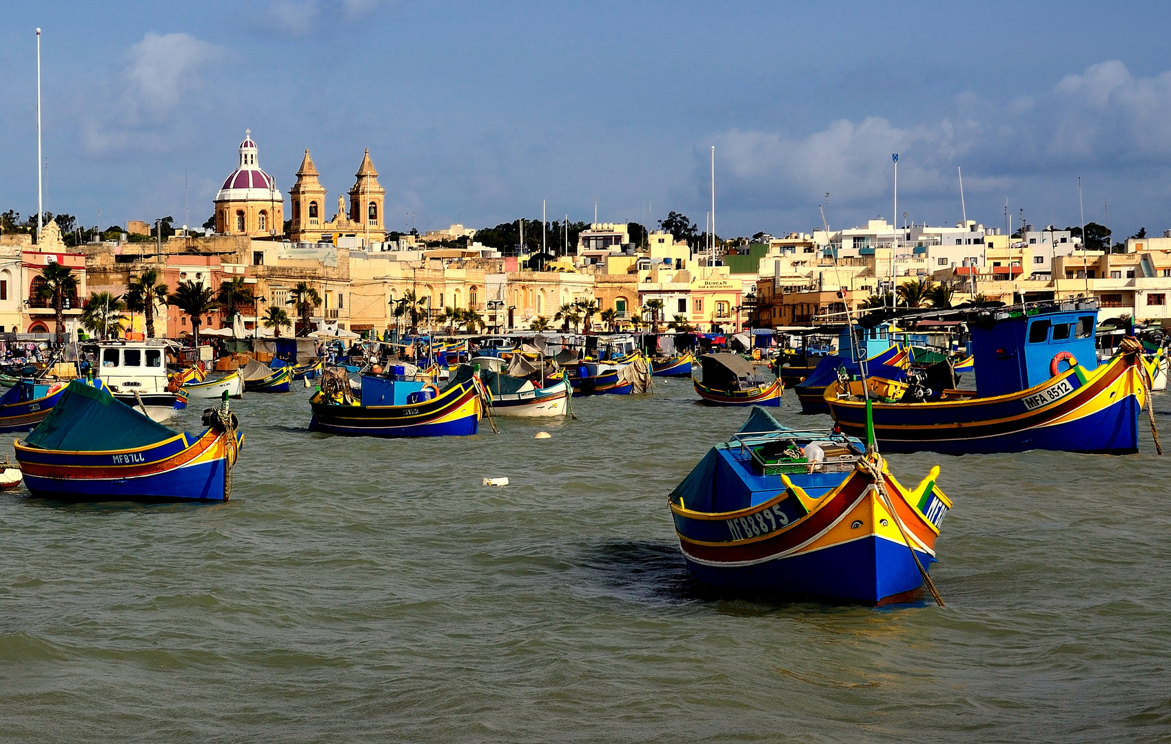 Im Hafen von Marsaxlokk