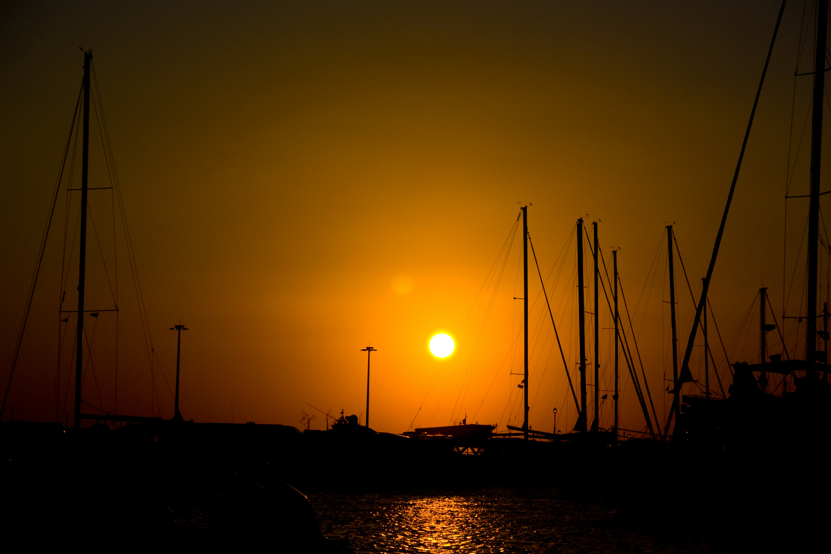 im Hafen von Mykonos