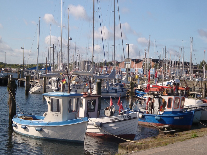 Im Hafen von Niendorf bei Travemünde