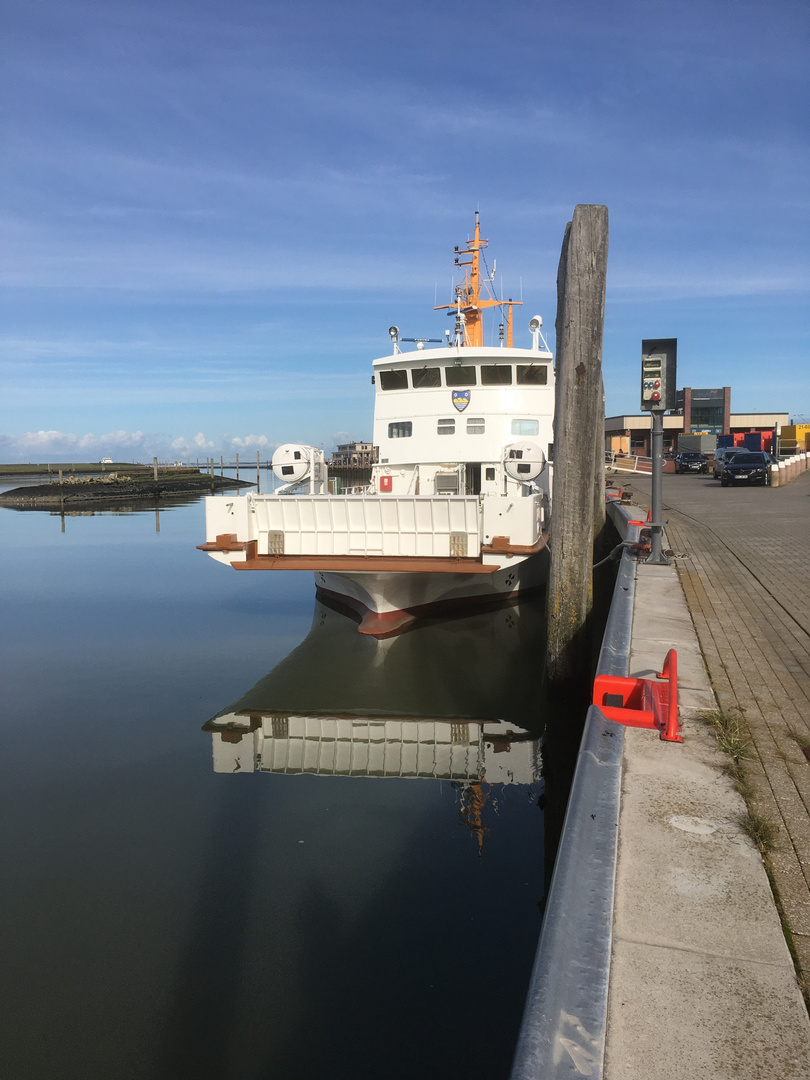 im Hafen von Norddeich