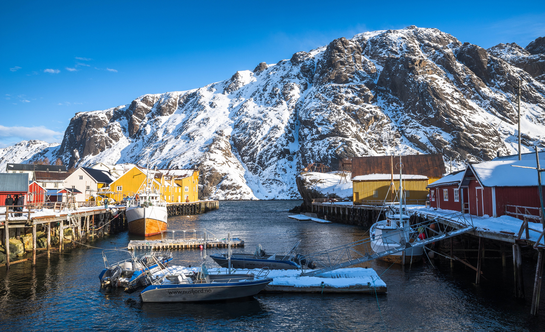 Im Hafen von Nusfjord