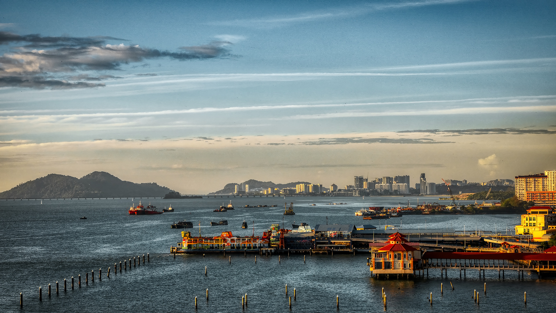 Im Hafen von Penang, Malaysia (I)