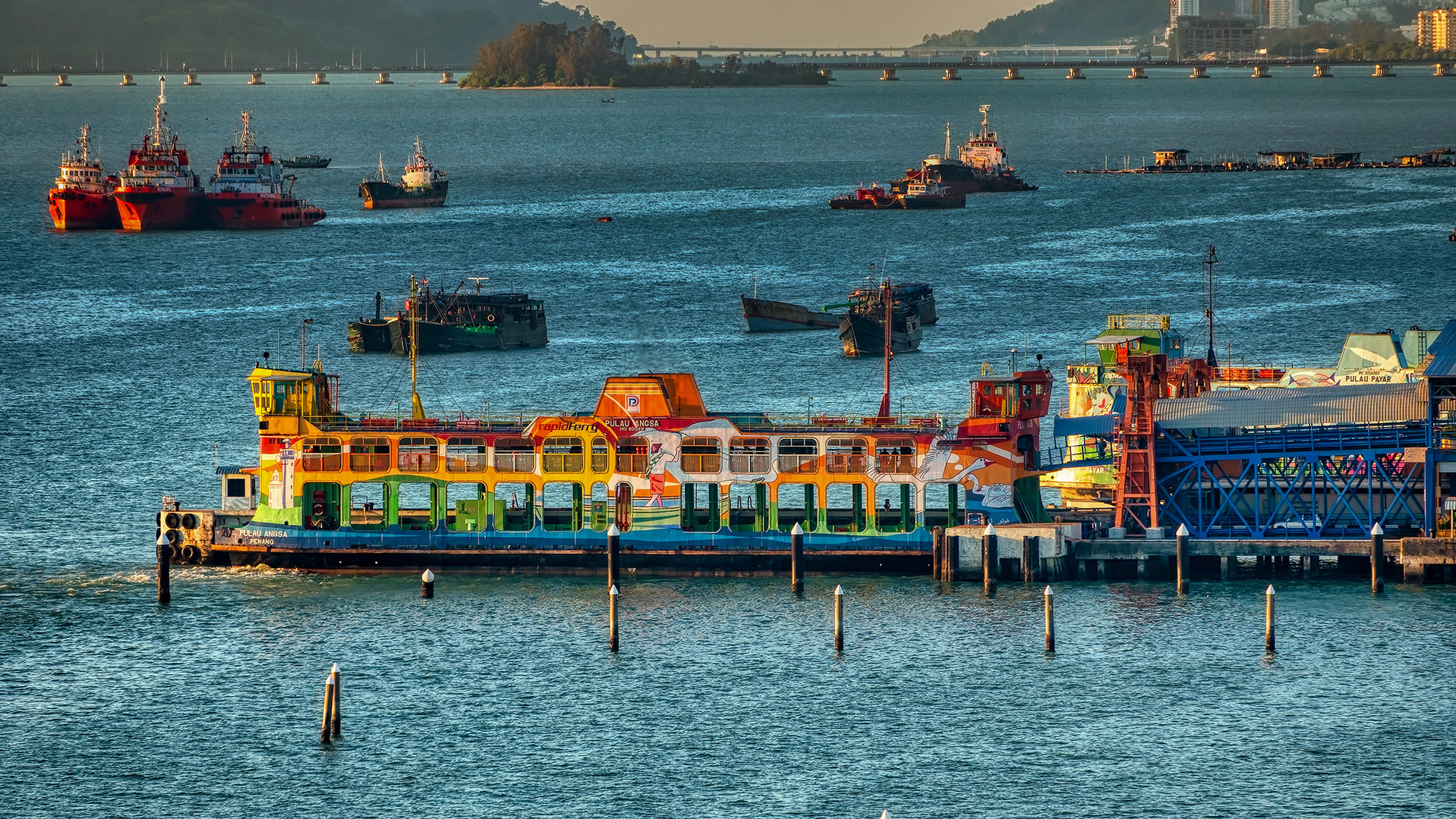 Im Hafen von Penang, Malaysia (V)