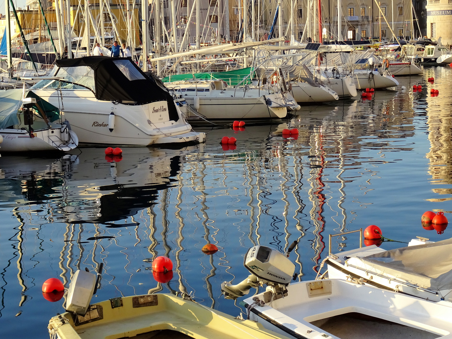 im Hafen von Piran vor drei Tagen