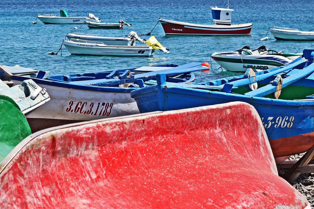 Im Hafen von Playa Blanca