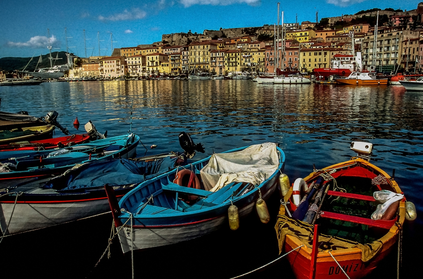 Im Hafen von Portoferraio Elba