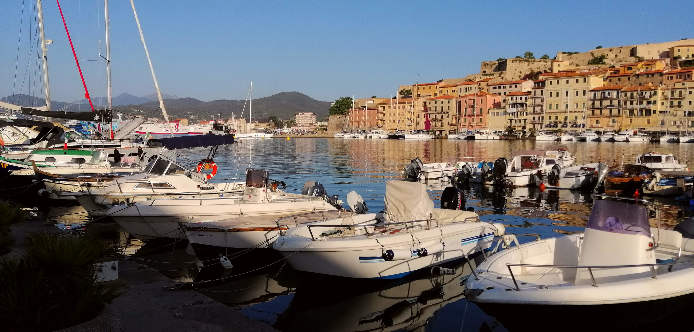 Im Hafen von Portoferraio, Elba