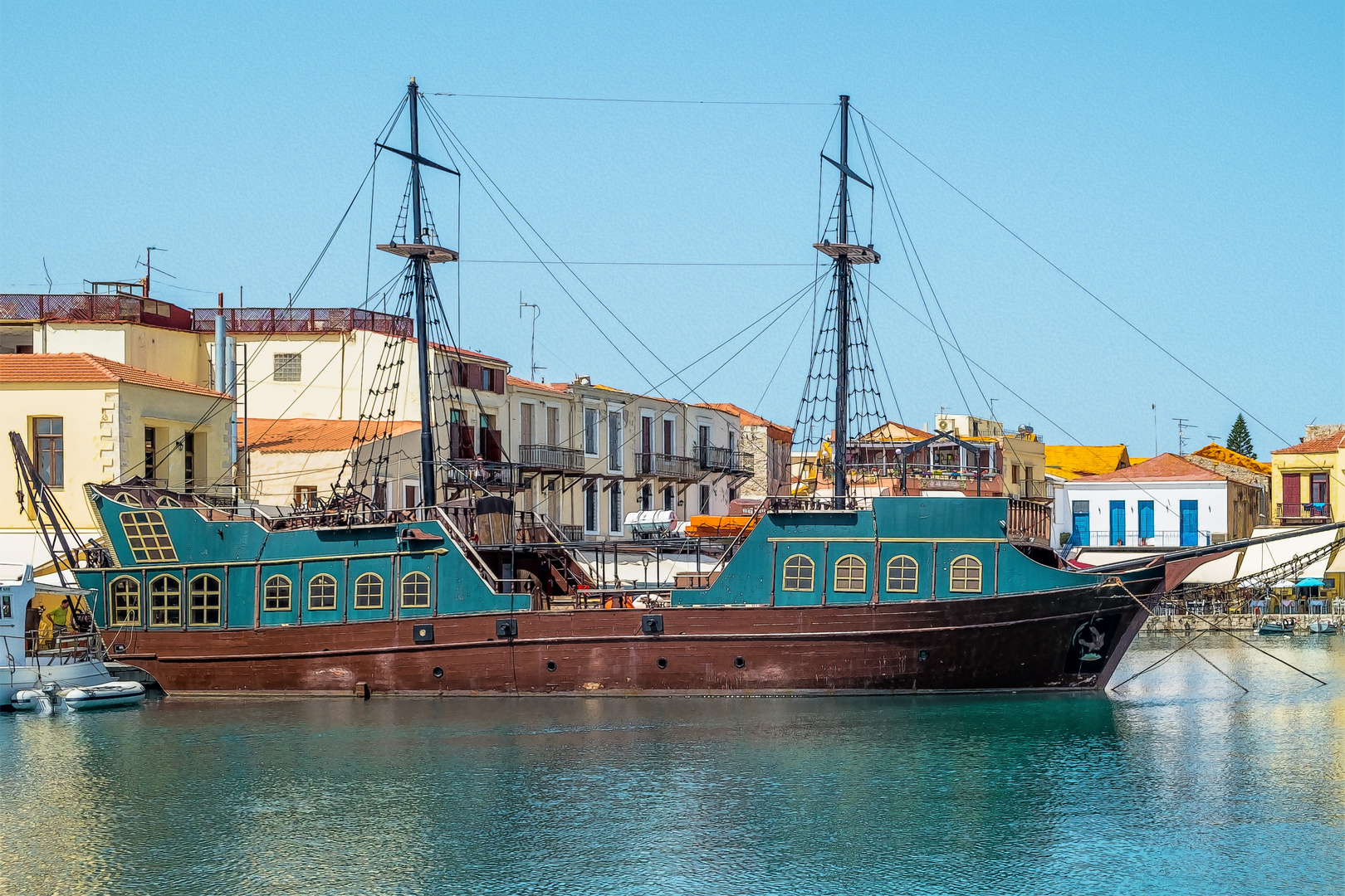 Im Hafen von Rethymno