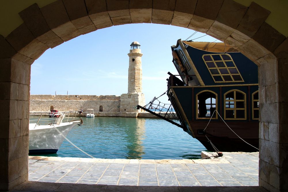  Im Hafen von Rethymno, Kreta