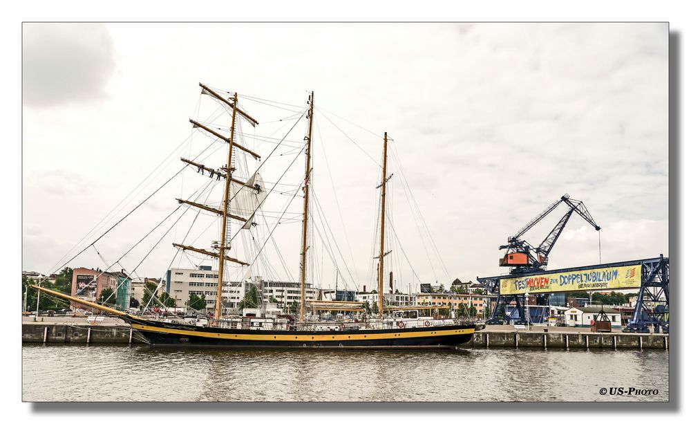 Im Hafen von Rostock