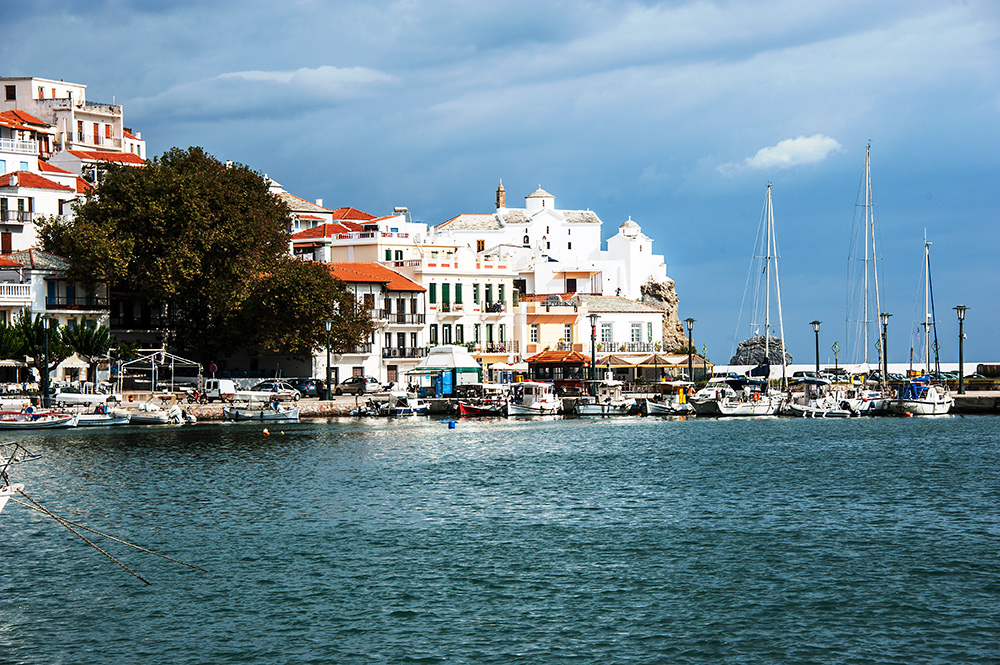 Im Hafen von Skopelos...