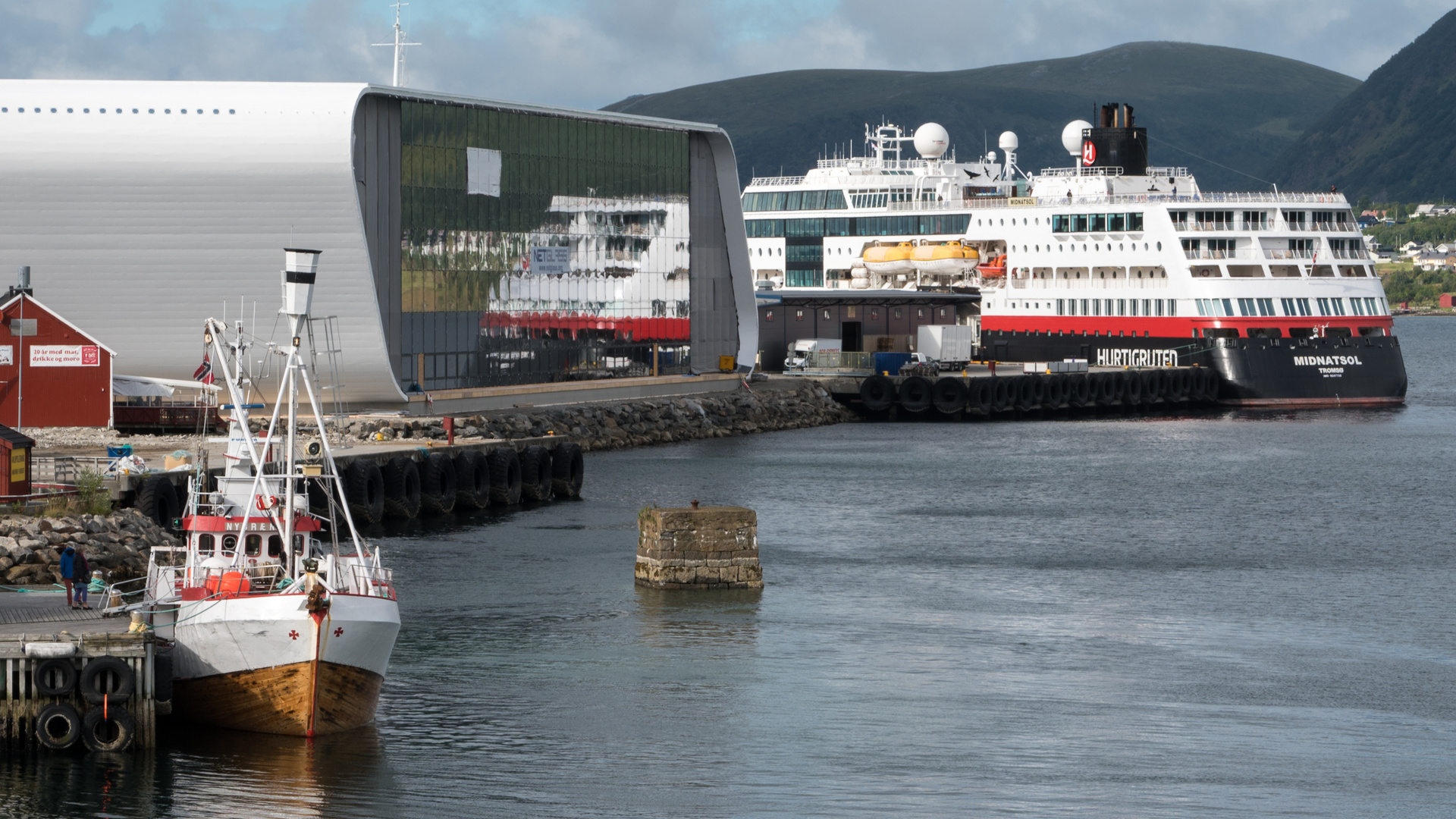 Im Hafen von Stokmarknes