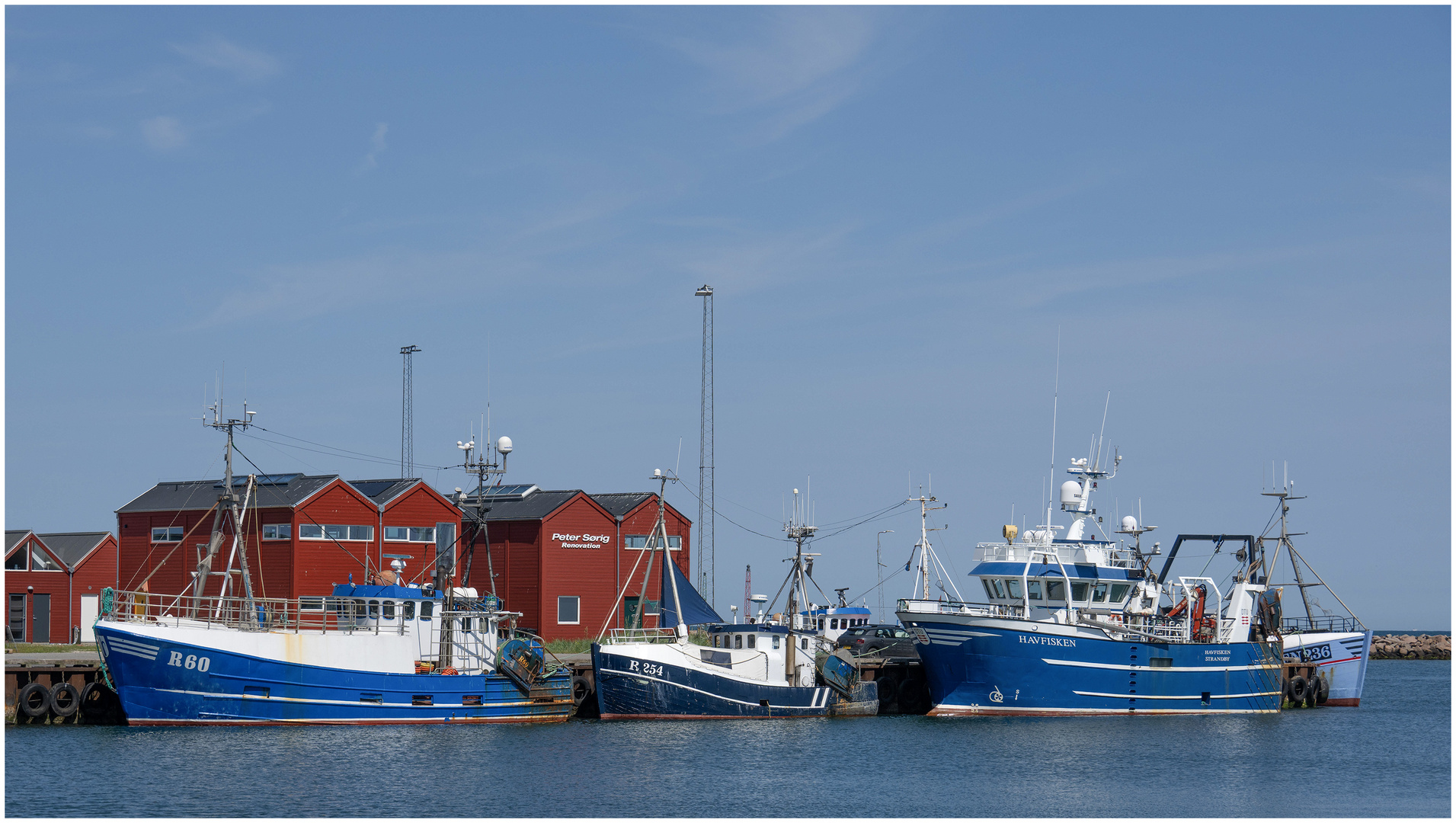im Hafen von Strandby