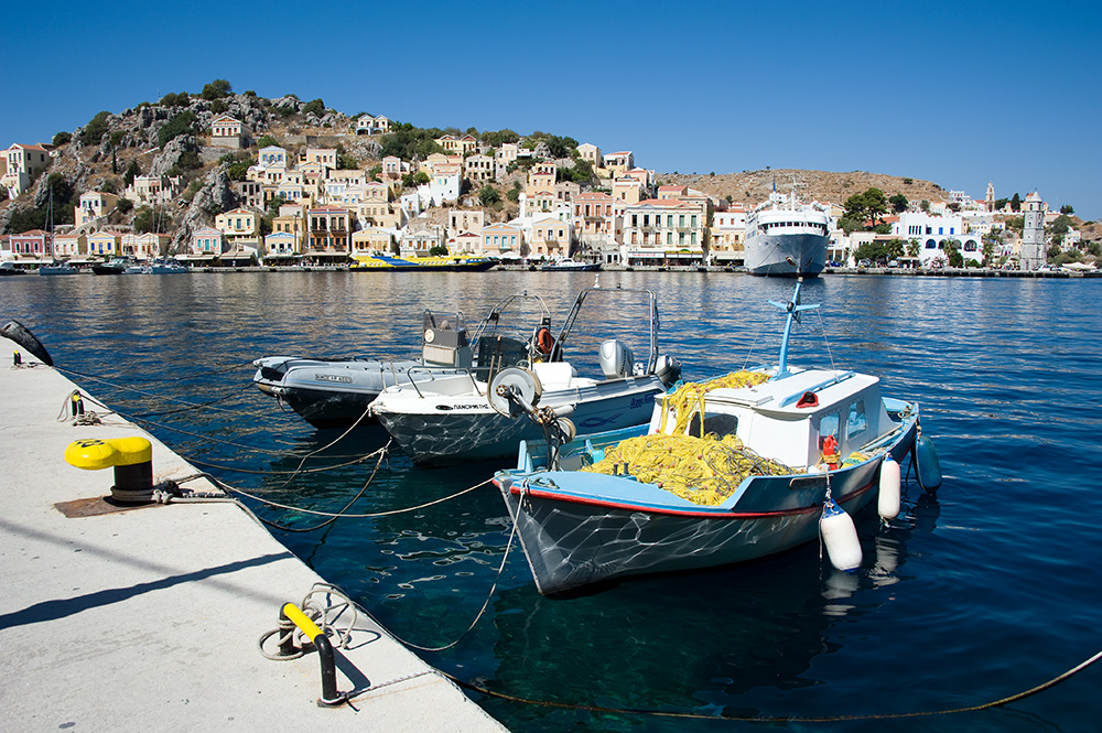 Im Hafen von Symi....