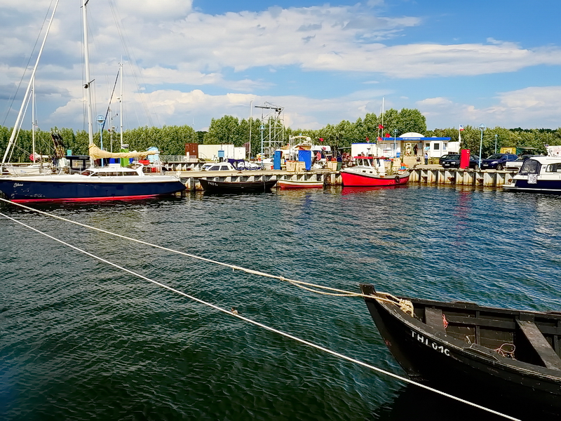 Im Hafen von Thießow...