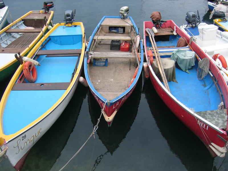 Im Hafen von Torri de Benaco/Gardasee