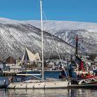 Im Hafen von TROMSÖ, Eismeerkathedrale