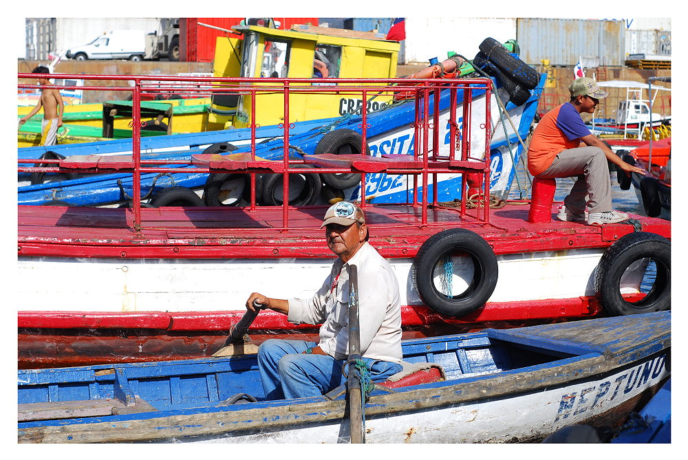 Im Hafen von Valparaiso