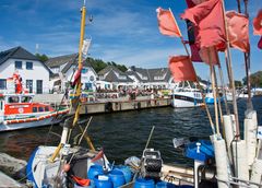 Im Hafen von Vitte auf Hiddensee