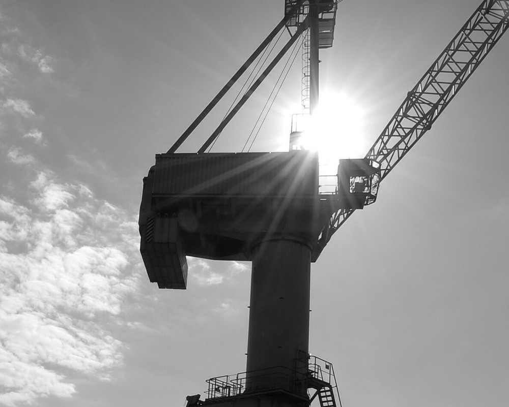 im Hafen von Warnemünde