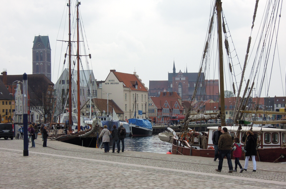 Im Hafen von Wismar