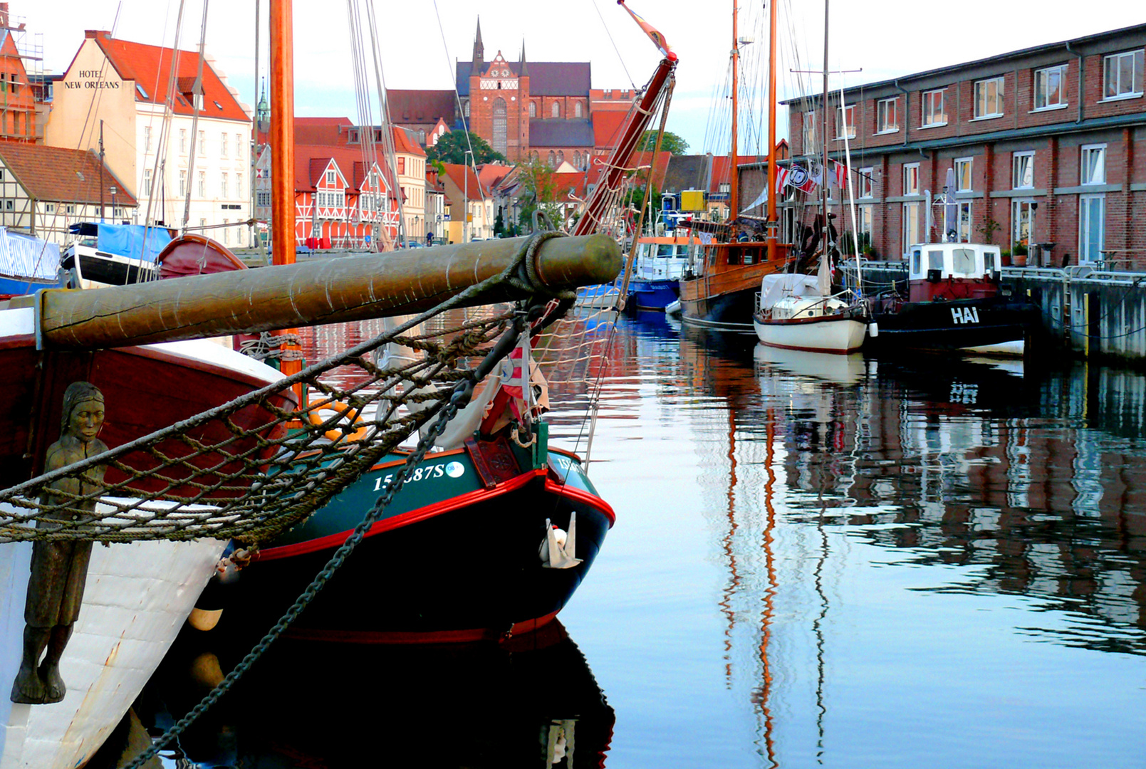 Im Hafen von Wismar