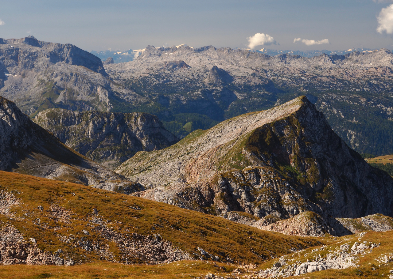 Im Hagengebirge, der Weitschartenkopf im Vordergrund