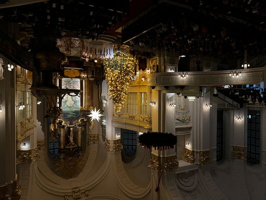 Im Hamburger "Michel" Dezember 2024