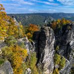 Im Herbst auf der Bastei