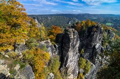 Im Herbst auf der Bastei