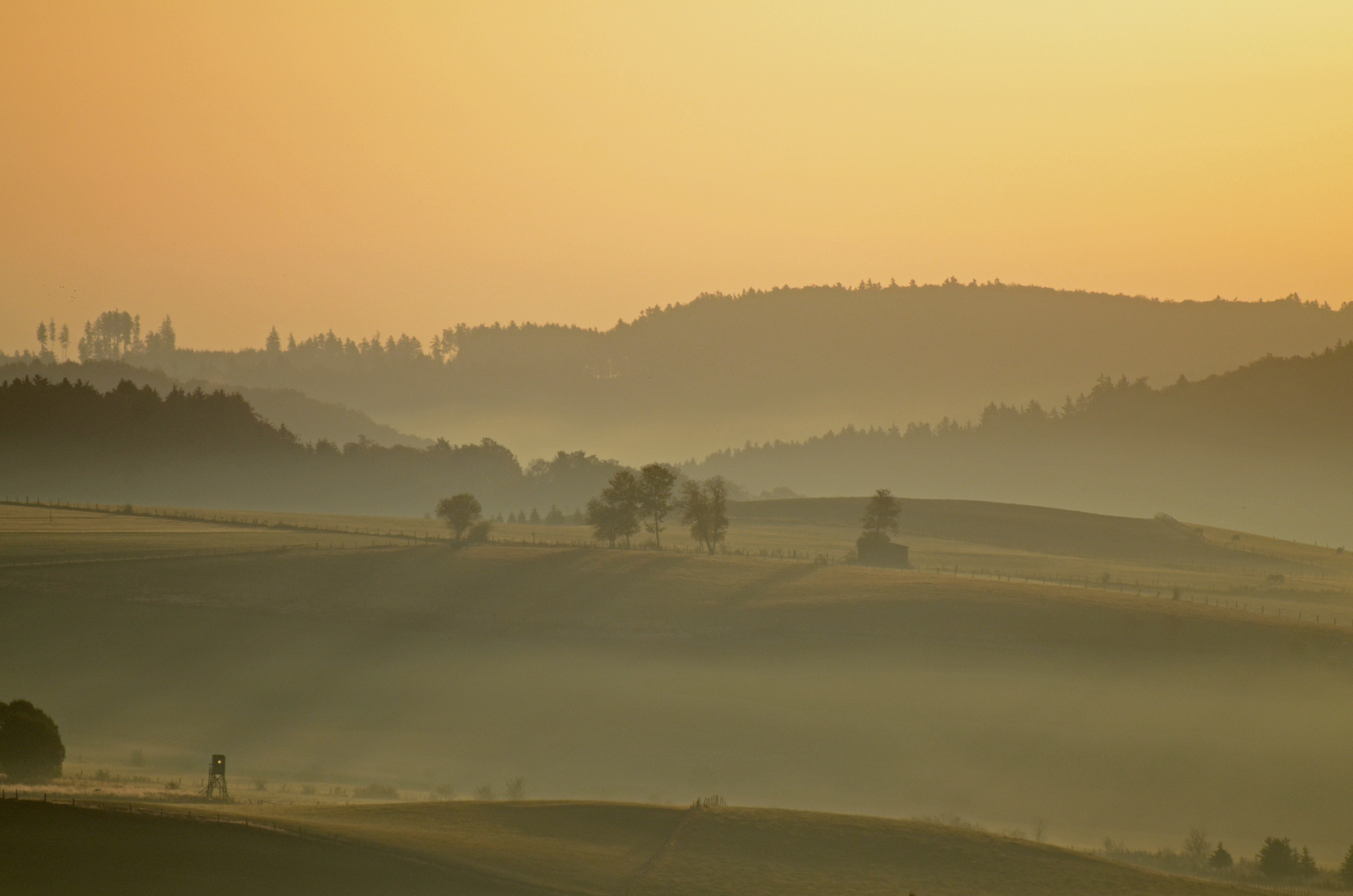 Im Herbst - kurz nach Sonnenaufgang