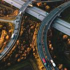 Im Herbst unterwegs (Luftbild, aerial)