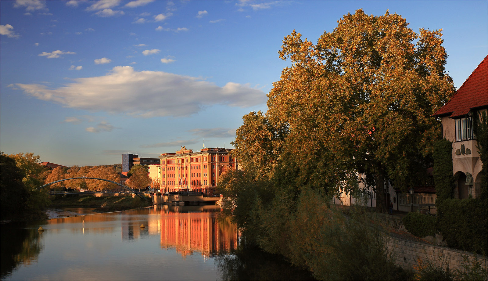 Im Herbstlicht an der Weser